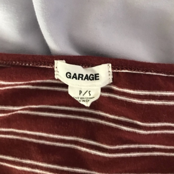 Garage - Cropped V-Neck Long Sleeve - Picture 4 of 4